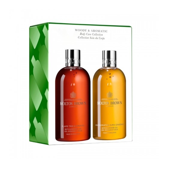 Molton Brown Woody & Aromatic Body Care Collection Cofanetto Con 2 Bagno Doccia