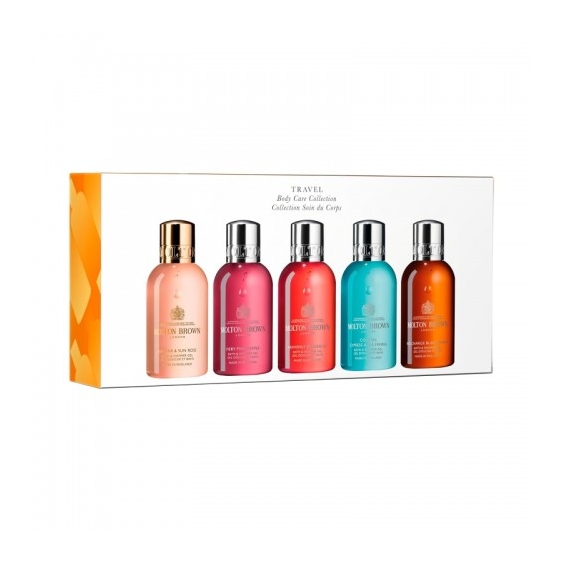 Molton Brown Travel Body Care Collection Cofanetto Con 5 Gel Doccia