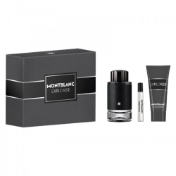 Mont Blanc Cofanetto Explorer -Eau De Parfum 100 Ml + Edp 7,5 Ml + Gel Doccia 100 Ml