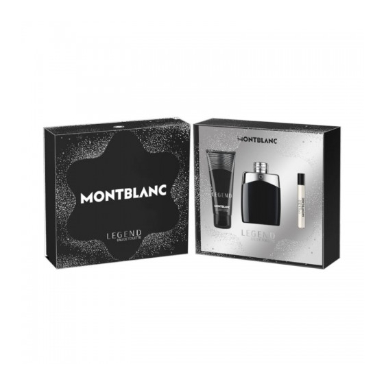 Mont Blanc Cofanetto Legend Eau De Toilette 100 Ml + Edt Travel Size 7,5 Ml + Shower Gel 100 Ml