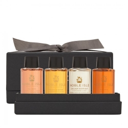 Noble Isle Cofanetto Fragrance Sampler 4 Gel Doccia Da 30 Ml