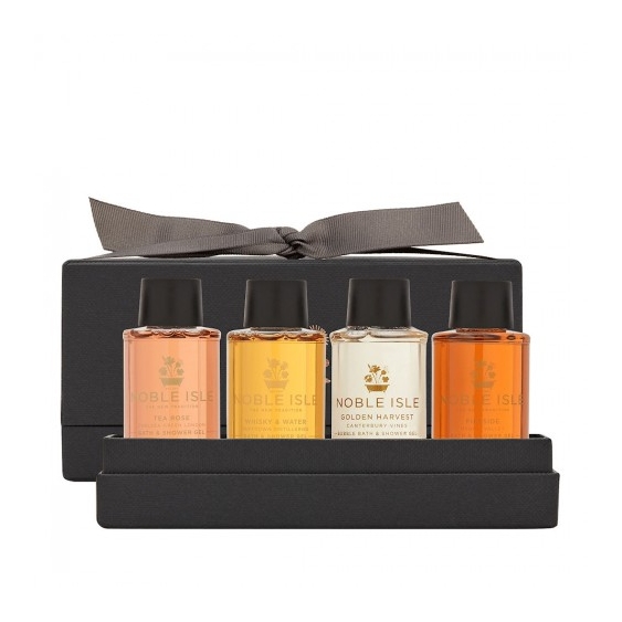 Noble Isle Cofanetto Fragrance Sampler 4 Gel Doccia Da 30 Ml