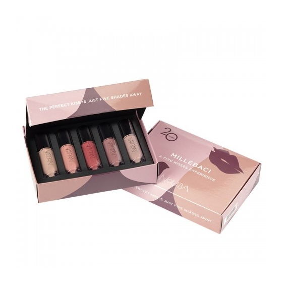 Nouba Cofanetto Millebaci N. 2 Naked Harmony 5 Mini Rossetti Liquidi