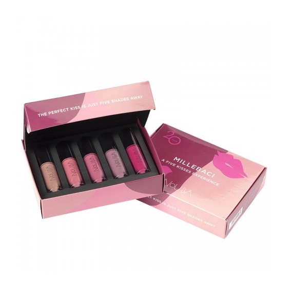 Nouba Cofanetto Millebaci N. 3 Free Spirit 5 Mini Rossetti Liquidi
