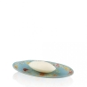 Ortigia Cofanetto Regalo Florio Sapone Bagno + Piattino In Vetro Decorato