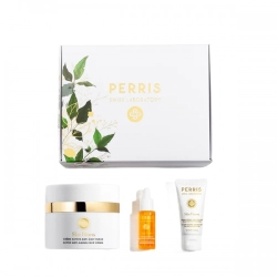 Perris Swiss Laboratory Cofanetto Crema Attiva Anti-Età Routine Anti-Age Per Pelli Secche