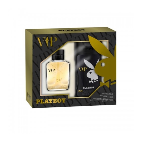 Playboy Vip For Him Eau De Toilette 60 Ml + Gel Doccia 250 Ml
