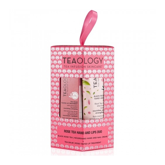 Teaology Cofanetto Rose Tea Hand And Lips Duo Crema Mani 75 Ml + Balsamo Labbra
