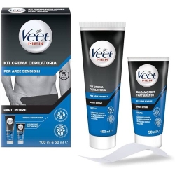 Veet Men Kit Per La Depilazione Maschile Nelle Aree Più Delicate
