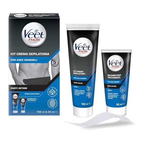 Veet Men Kit Per La Depilazione Maschile Nelle Aree Più Delicate