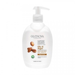 Glenova Sappne Liquido Per Mani E Viso Con Olio Di Argan Rigenerante 500 Ml