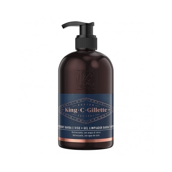 Gillette King C. Gillette Gel Detergente Barba E Viso 350 ml