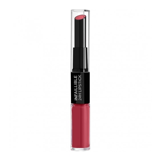 L'Oreal Paris Infaillible 24H Duo Labbra Idratante N. 804 Metro-Proof Rose