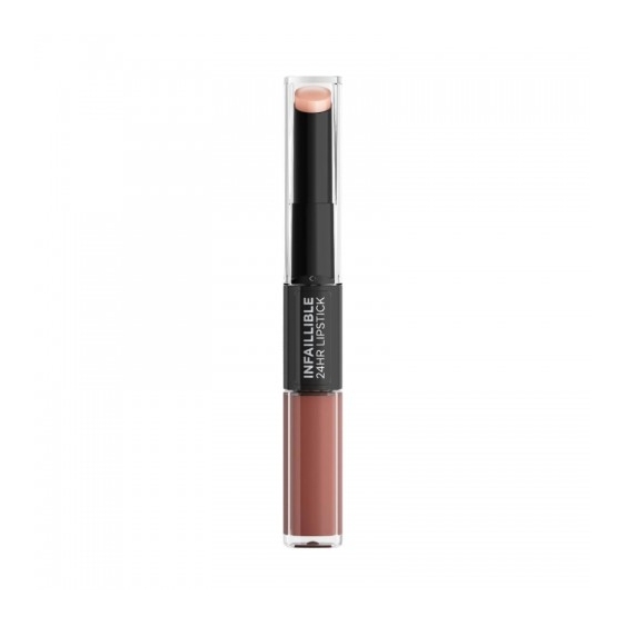 L'Oreal Paris Infallible 2 Step 24Hr Lipstick Rossetto Brillante N.101 Everlasting Paris