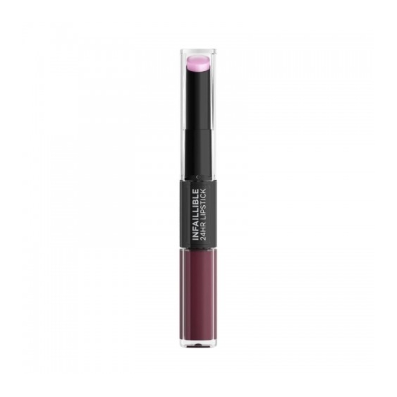 L'Oreal Paris Infallible 2 Step 24Hr Lipstick Rossetto Brillante N.215 Wine O'Clock