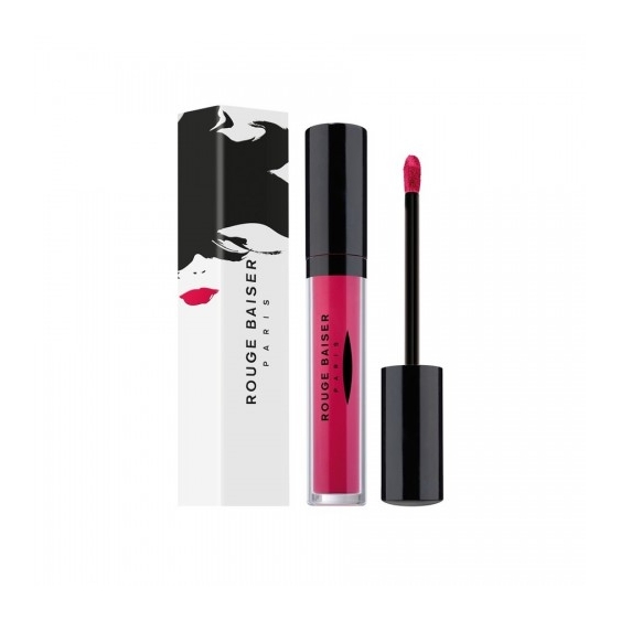 Rouge Baiser Laque À Lèvres Intensément Mat Rossetto Liquido N. 810 Fuchsia