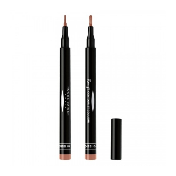 Rouge Baiser Rouge Contour Et Couleur Pennarello Labbra N. 1 Beige