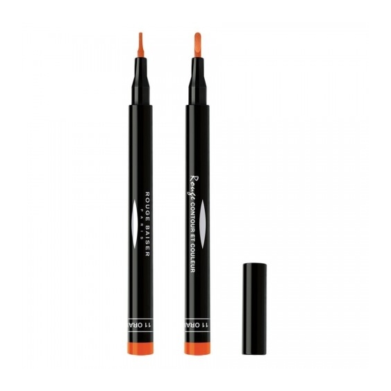 Rouge Baiser Rouge Contour Et Couleur Pennarello Labbra N. 11 Orange