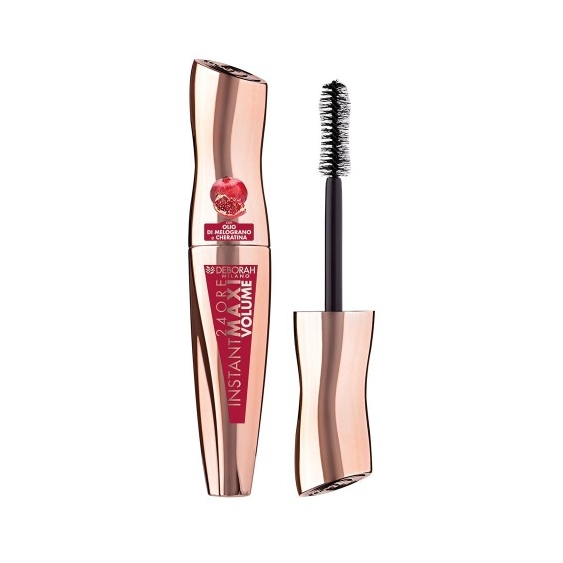 Deborah 24 Ore Instant Maxi Volume Mascara Con Olio Di Melograno