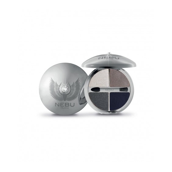 Nebu Diamond Eyes Quad Pallette Platinum N. 403 Smoke Of Purity