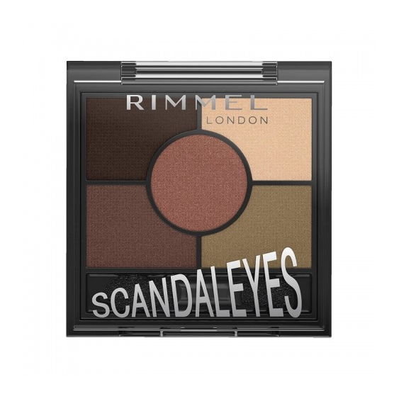 Rimmel Scandaleyes 5 Pan Palette Ombretti N.02 Brixton Brown