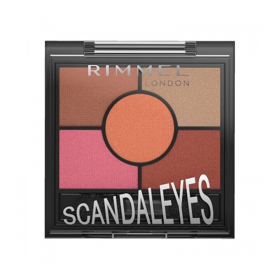Rimmel Scandaleyes 5 Pan Palette Ombretti N.04 Burgundy Pink