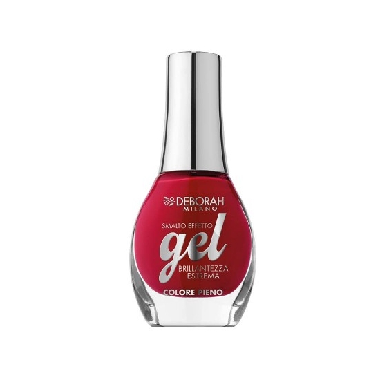 Deborah Gel Effect New Smalto Brillante N.180 Vivid Red
