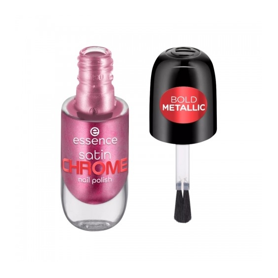 Essence Satin Chrome Smalto Per Unghie N.03 Meta Maroon
