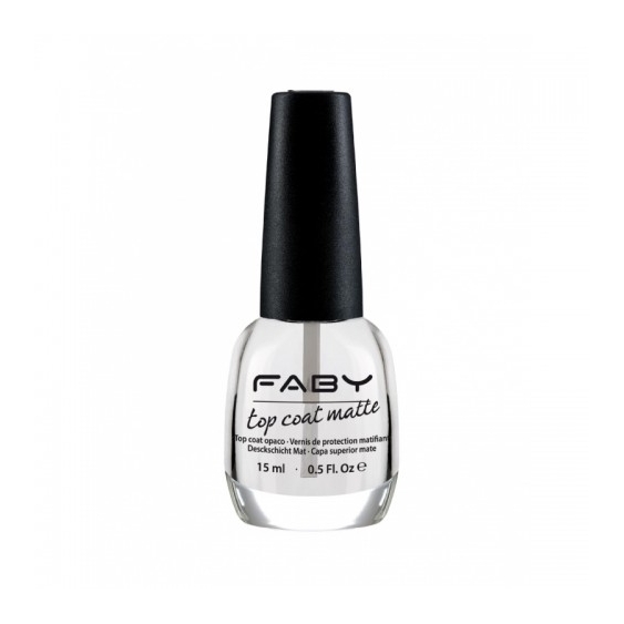 Faby Top Coat Matte Smalto Per Unghie 15 Ml
