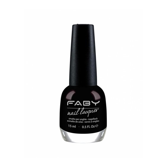 Faby Nail Lacquer Smalto Per Unghie 15 Ml Black Is Black