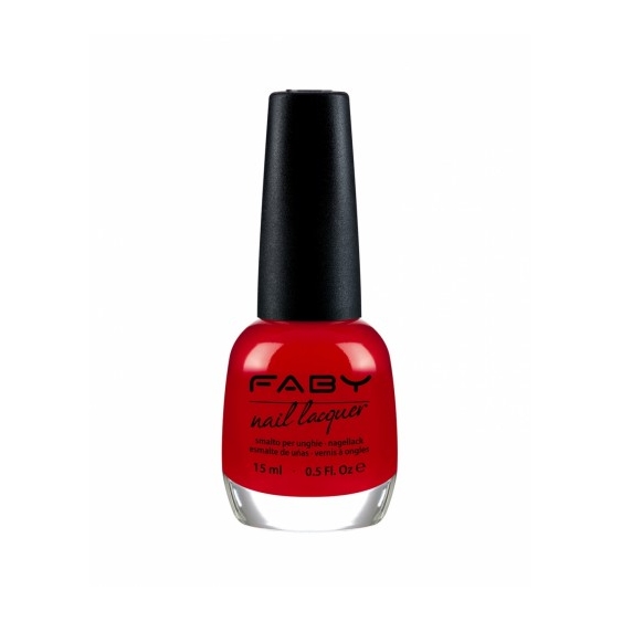 Faby Nail Lacquer Smalto Unghie 15 Ml Fabi'S Red