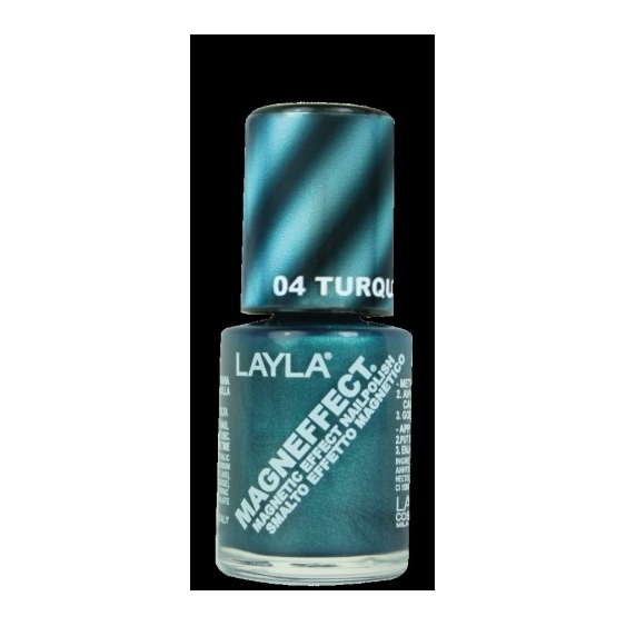 Layla Smalto Per Unghie Magneffect Effetto Magnetico N04 Turquoise Wave