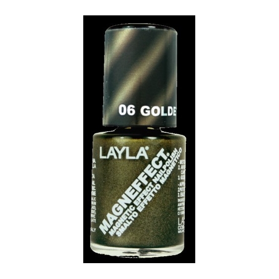 Layla Smalto Per Unghie Magneffect Effetto Magnetico N06 Golden Nugget