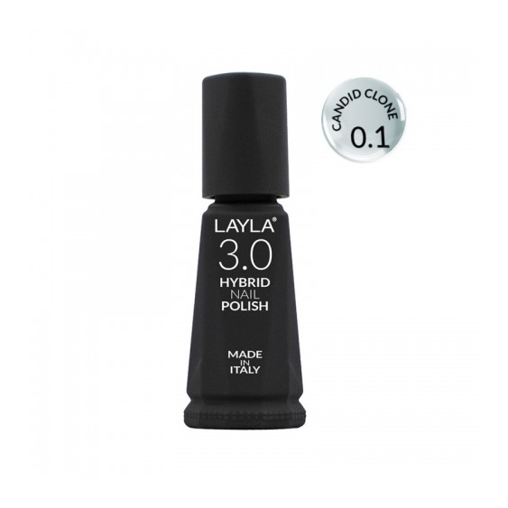 Layla 3.0 Hybrid Nail Polish Smalto Per Unghie N.0.1 Candid Clone