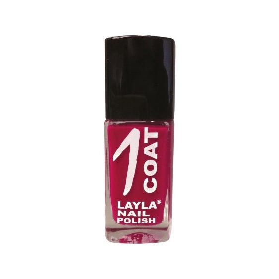 Layla 1 Coat Nail Polish Smalto 10 Magenta