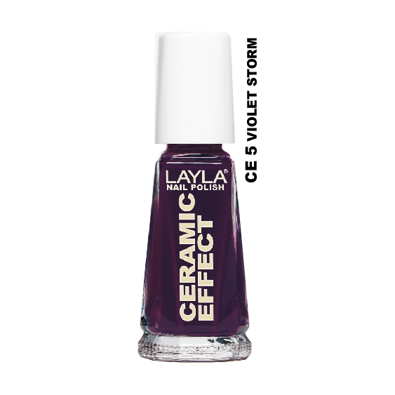 Layla Smalto Per Unghie Ceramic Effect 05 Violet Storm