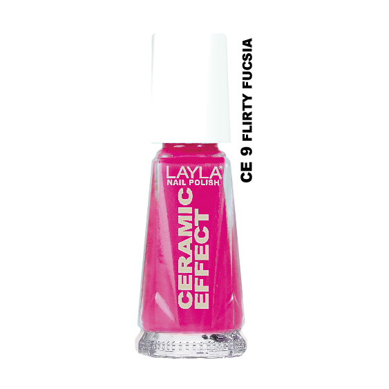 Layla Smalto Per Unghie Ceramic Effect 09 Flirty Fucsia