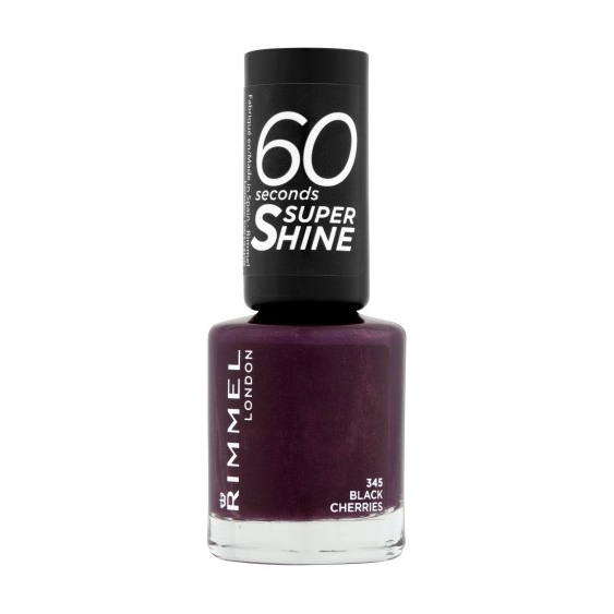 Rimmel Smalto 60 Seconds Super Shine 345 Black Cherries