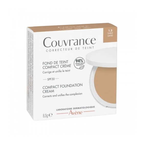 Avene Couvrance Fondotinta Compatto In Crema N. 1.2 Sable