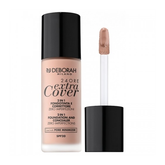 Deborah 24 Ore Extra Cover 2In1 Fondotinta E Correttore Spf20 N. 01 Fair