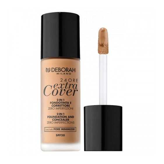 Deborah 24 Ore Extra Cover 2In1 Fondotinta E Correttore Spf20 N. 05 Amber