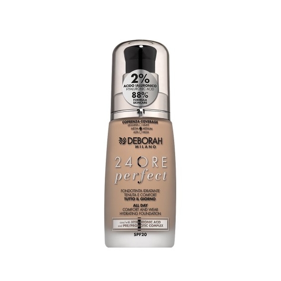 Deborah 24Ore Perfect Spf20 Fondotinta Fluido N. 2,1 Vanilla