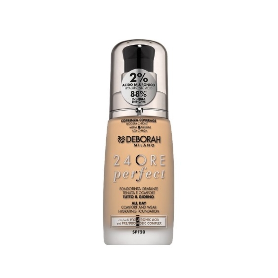 Deborah 24Ore Perfect Spf20 Fondotinta Fluido N. 3,1 Light Gold