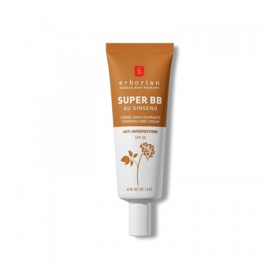 Erborian Super Bb Cream Spf20 Fondotinta Correttivo Ad Alta Coprenza Caramel 40 Ml