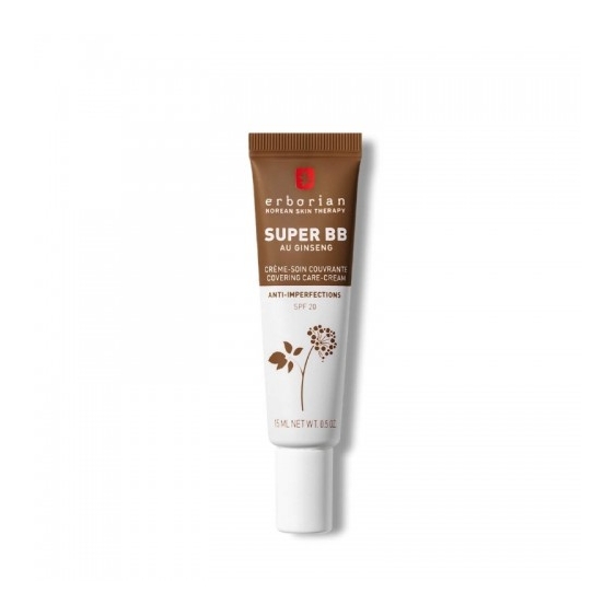 Erborian Super Bb Au Ginseng Fondotinta Correttivo 15 Ml Chocolate