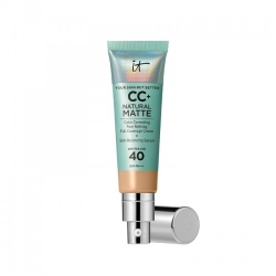 It Cosmetics Cc+ Cream Natural Matte Foundation Spf40 Fondotinta Coprente Medium Tan