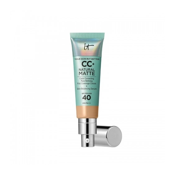 It Cosmetics Cc+ Cream Natural Matte Foundation Spf40 Fondotinta Coprente Medium Tan