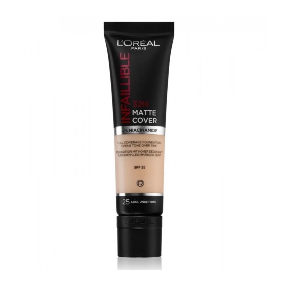 L'Oreal Paris Infaillible 32H Matte Cover Fondotinta N. 25 Cool Undertone