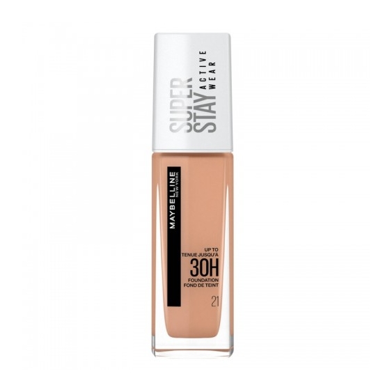 Maybelline Super Stay Active Wear 30H Fondotinta Liquido N. 21 Nude Beige