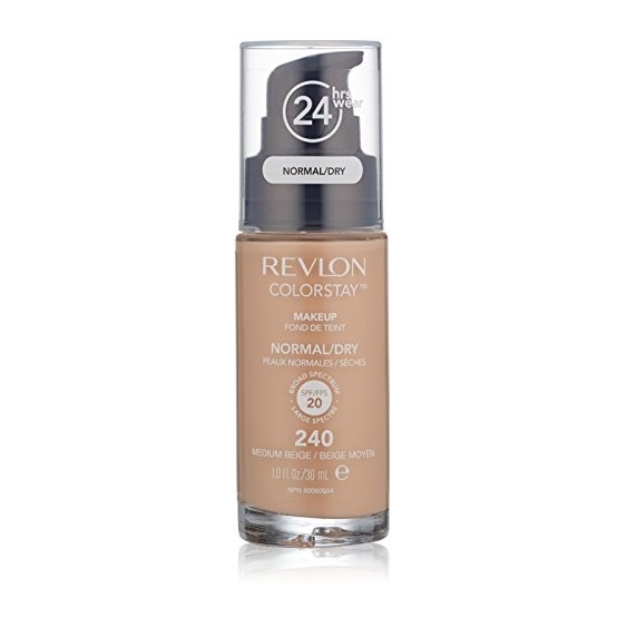 Revlon Colorstay Dispenser Pelli Da Normali A Secche Fondotinta Medium Beige 30 Ml